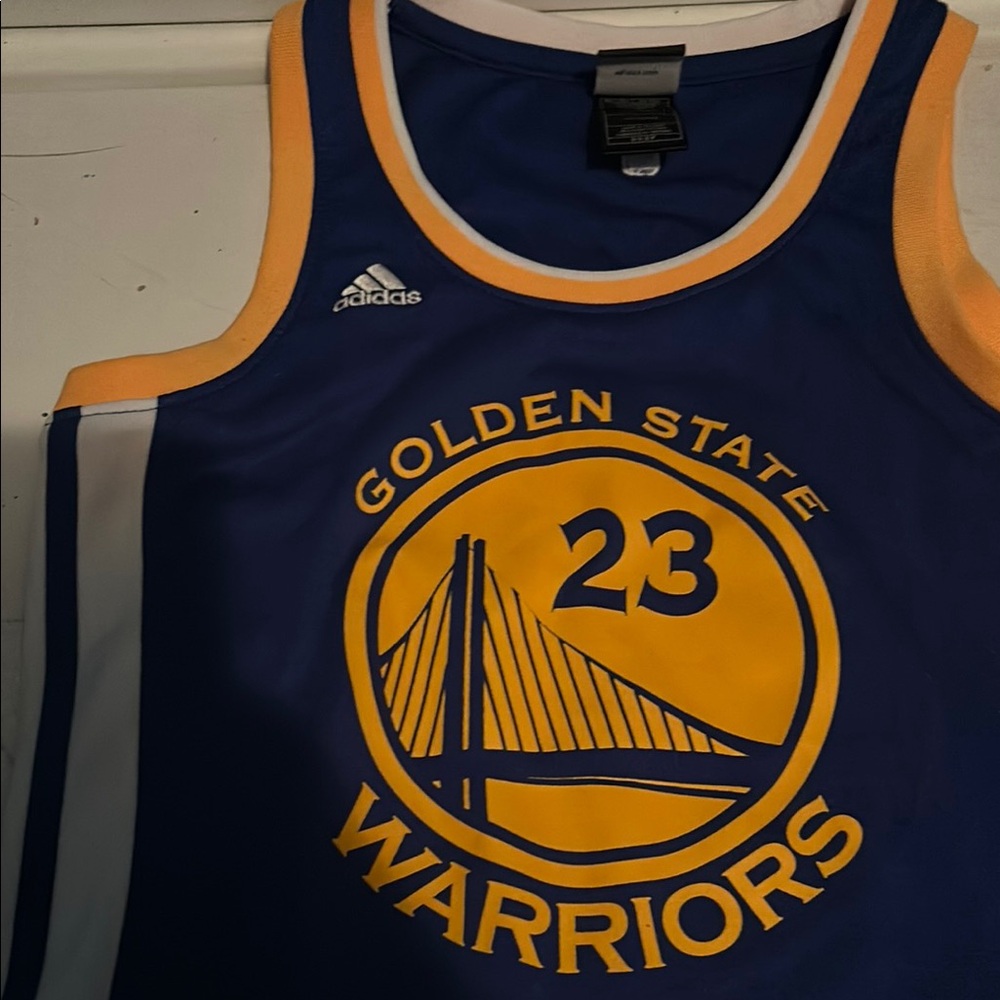 Golden State Warriors Blue and Yellow Jersey
